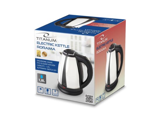 Czajnik elektryczny Roraima Titanum 1,8 l 1850 W srebrny