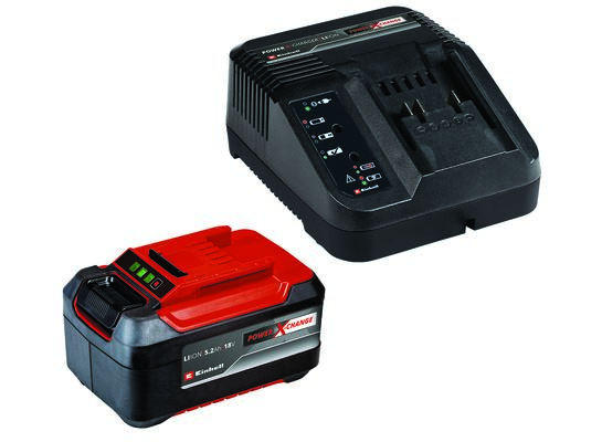 Zestaw startowy Power X-Change 18 V akumulator 5,2 Ah + zasilacz Einhell