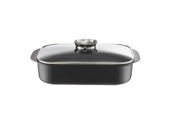 Brytfanna z powłoką Teflon™ Profile z pokrywą z Aroma Knob System 34,5 x 24,5 x 8,5 cm 4,8 l Perfecto czarny