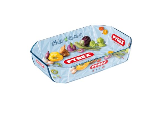 Brytfanna żaroodporna Inspiration prostokątna 33 x 22 cm 3,0 l transparentny