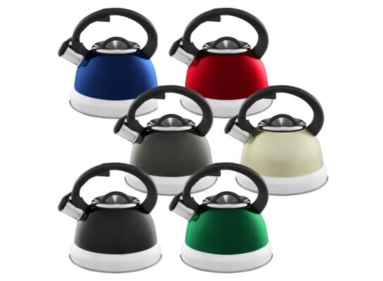 Czajnik Rene z gwizdkiem 2,2 l mix kolorów