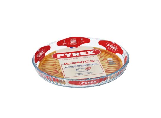 Forma żaroodporna Iconics na tartę 31 cm niska transparentny