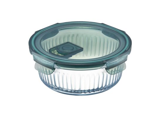 Pojemnik żaroodporny Rillet okrągły z pokrywą 620 ml transparentny