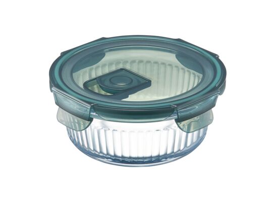 Pojemnik żaroodporny Rillet okrągły z pokrywą 620 ml transparentny