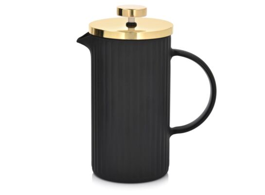 Zaparzacz do kawy, ziół i herbaty Curly 600 ml czarno-złoty