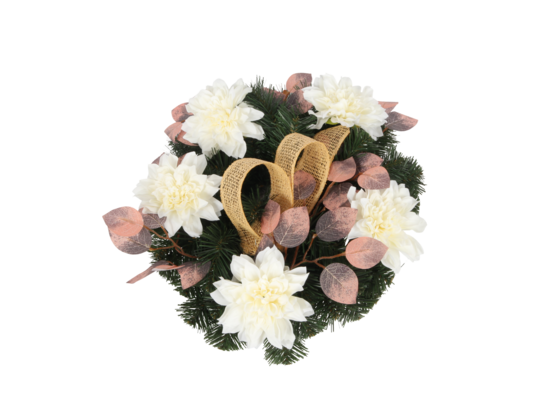 Stroik cynia 45 cm biało-różowy