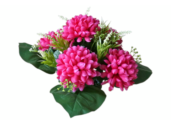 Kompozycja w donicy -bukiet z 5kwiatów