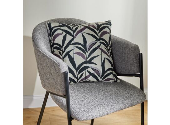 Poszewka Folda liście 40 cm x 40 cm beżowo-zielony