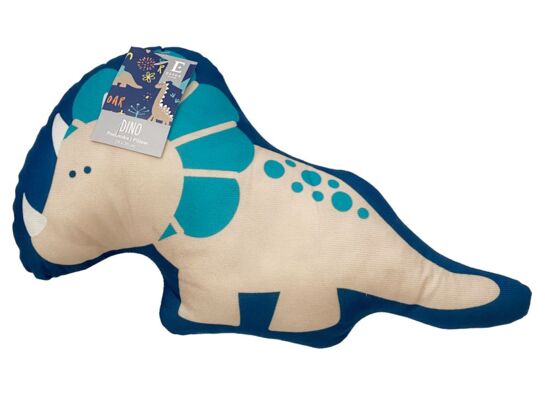 Poduszka Dino dinozaur 29 x 35 x 9 cm wielokolorowy