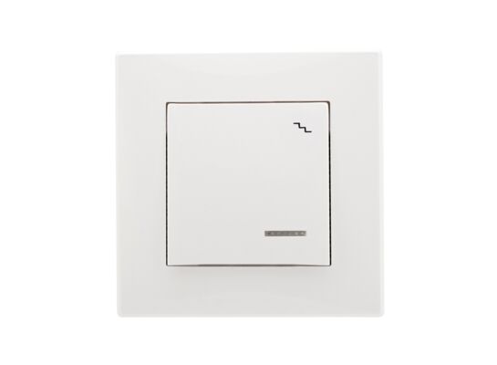 Łącznik schodowy z podświetleniem milano biały