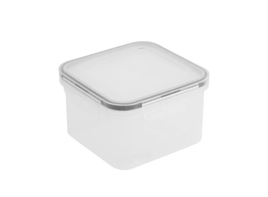 Pojemnik kwadratowy z pokrywą 0,75 L 12,5 x 12,5 x 8 cm transparentny