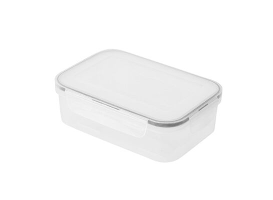 Pojemnik prostokątny z pokrywą 0,9 L 18,5 x 13 x 6 cm transparentny