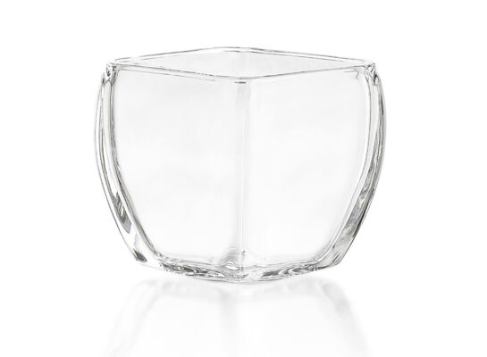 Salaterka kwadratowa 9,5 x 9,5 x 7,5 cm transparentny