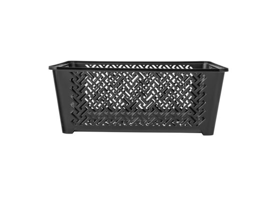 Koszyk plastikowy 36 x 25 x 14 cm czarny