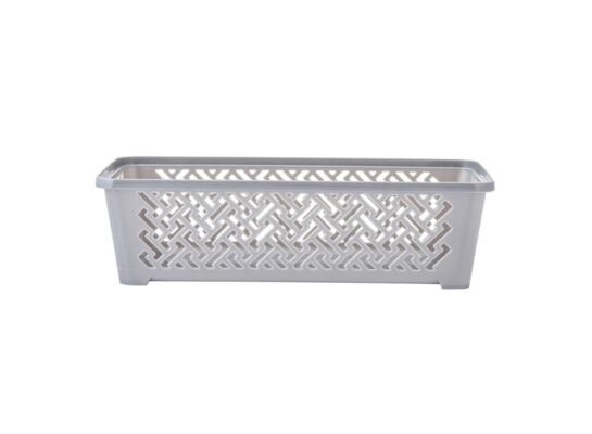 Koszyk plastikowy 19 x 10 x 5,5 cm szary