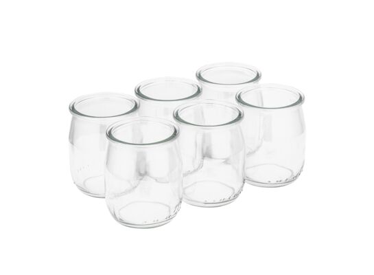 Komplet 6 słoików do deserów 140 ml