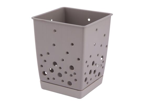 Ociekacz do sztućców z podstawką 13,5 cm beżowy