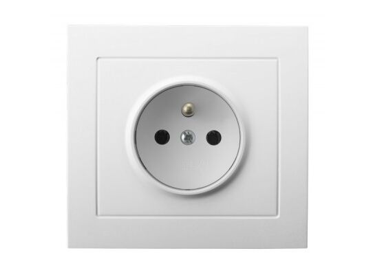 Gniazdo pojedyncze z uziemieniem GP-1WZ/00