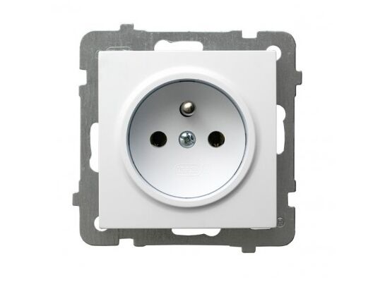 Gniazdo pojedyncze z uziemieniem as GP-1GZ/m/00