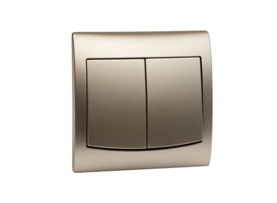 Łącznik podwójny ŁP-2V satyna vega