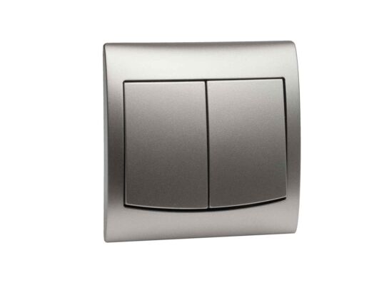 Łącznik podwójny ŁP-2V satyna vega