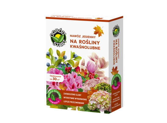 Nawóz na rośliny kwaśnolubne jesienny karton 1 kg Ogród Start