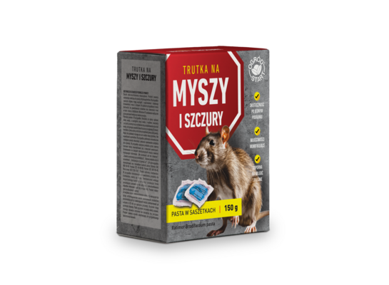 Trutka na myszy i szczury Ratimor Brodifacoum pasta 150 g Ogród Start