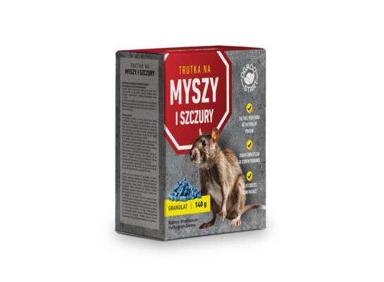 Trutka na myszy i szczury granulowana Ratimor Brodifacoum 140 g Ogród Start