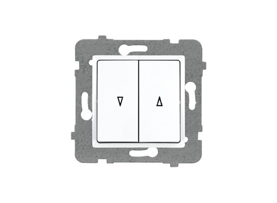 Łącznik żaluzjowy bez ramki rosa