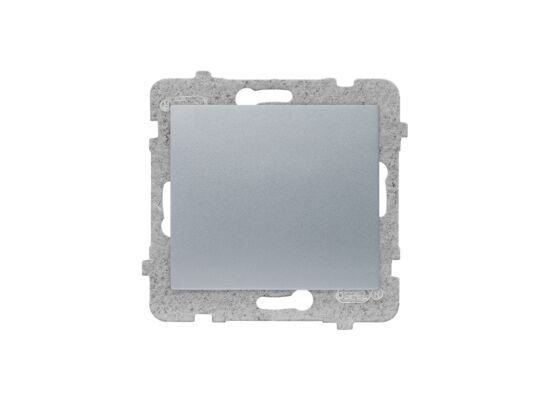 Łącznik pojedynczy jednobiegunowy ŁP-1D/m bez ramki srebrny sigma