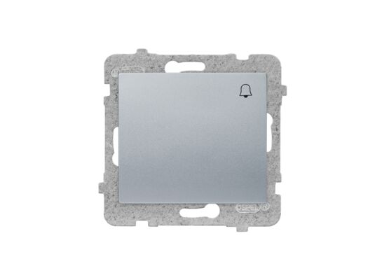 Łącznik zwierny "dzwonek" ŁP-6D/m bez ramki srebrny sigma