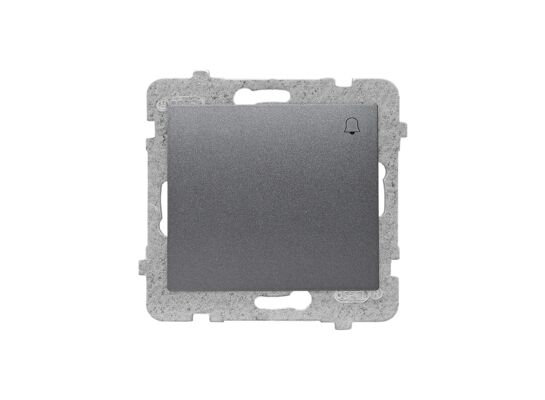 Łącznik zwierny "dzwonek" ŁP-6D/m bez ramki grafit mat sigma