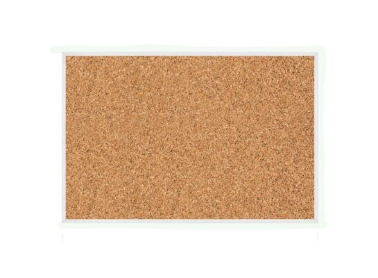 Tablica korkowa 60 x 90 cm matowy biały