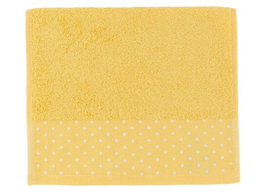Ręcznik kropki lux 70 x 140 cm żółty