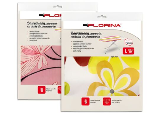 Pokrowiec na deskę bawełniany 150 x 47 cm mix kolorów P&P