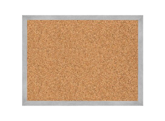 Tablica korkowa 30 x 40 cm srebrny