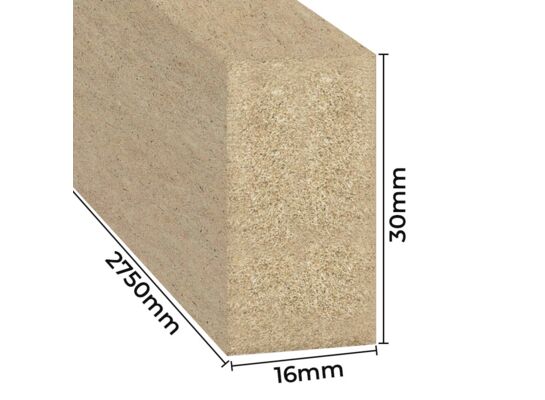 Listwa MDF do malowania 275 x 1,6 x 3 cm