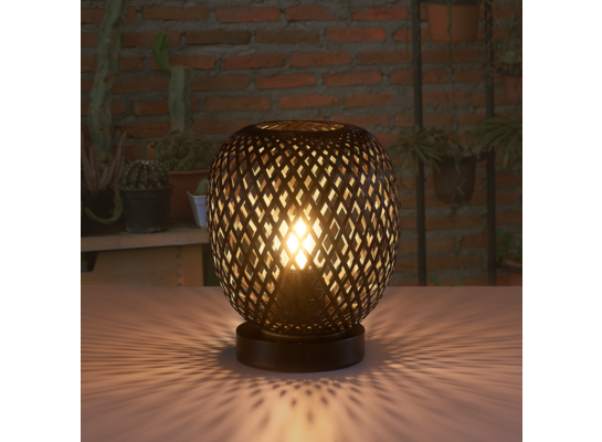 Lampa stołowa ZANZIBAR 1xE27 czarny