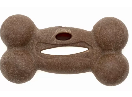 Zabawka dla psa kość Snacky Bone 11 cm brązowa Ecomfy