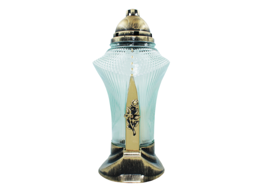 Znicz szklany krawat L-2470 39 cm złoty