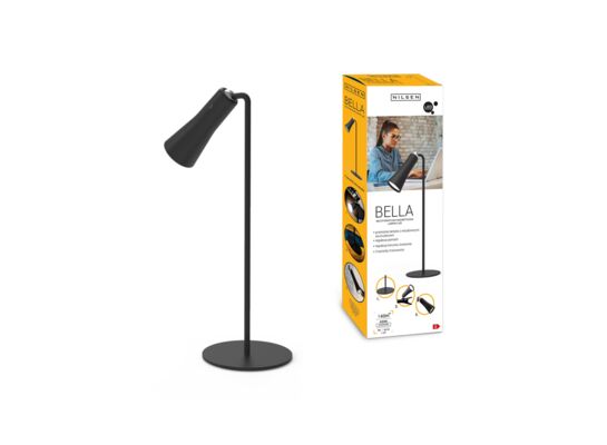Lampka LED Bella przenośna czarny