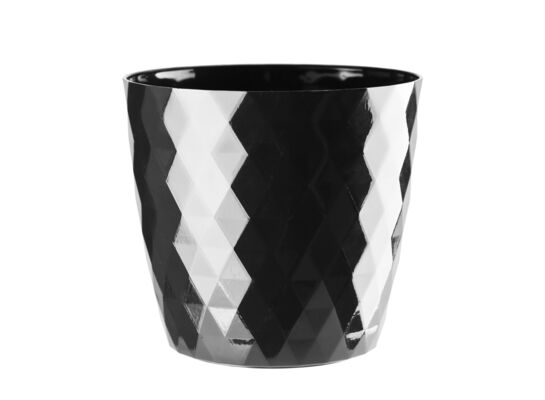 Doniczka CRISTAL 14 cm czarny