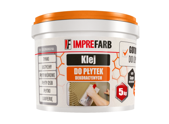 Klej do płytek dekoracyjnych 5 kg