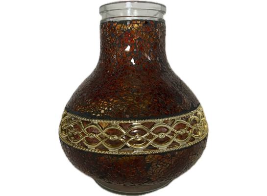 Znicz witraż mini Karafa SWMINI22 18 x 33 cm 50 h 170 g