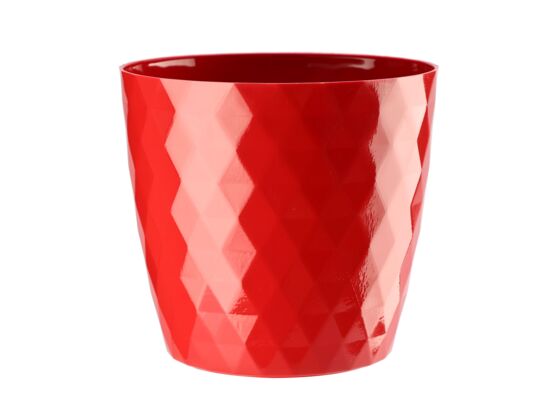 Doniczka CRISTAL 16 cm czerwony