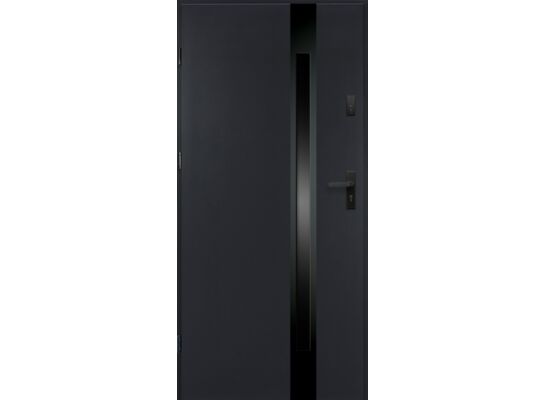 Drzwi zewnętrzne 90L BONITA antracyt