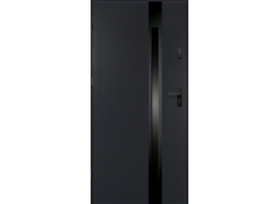 Drzwi zewnętrzne 90P BONITA antracyt S68