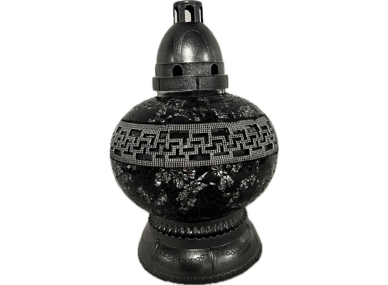 Znicz szklany witraż kulka decor 26 cm mix kolorów Ilumini