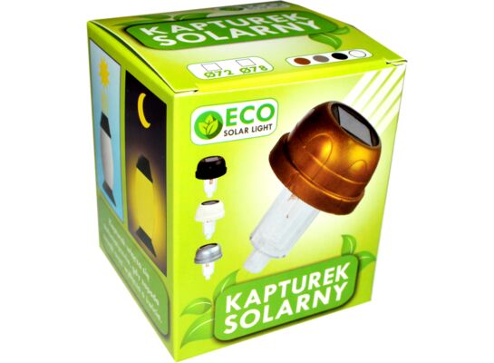 Kapturek solarny do znicza 8 x 9 cm mix