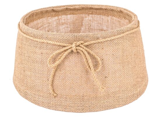 Osłonka na stojak choinkowy 30 x 14 cm beżowa